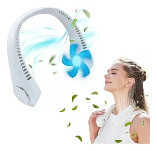 Ventilador de Cuello Recargable – Manos Libres y Ultra Silencioso